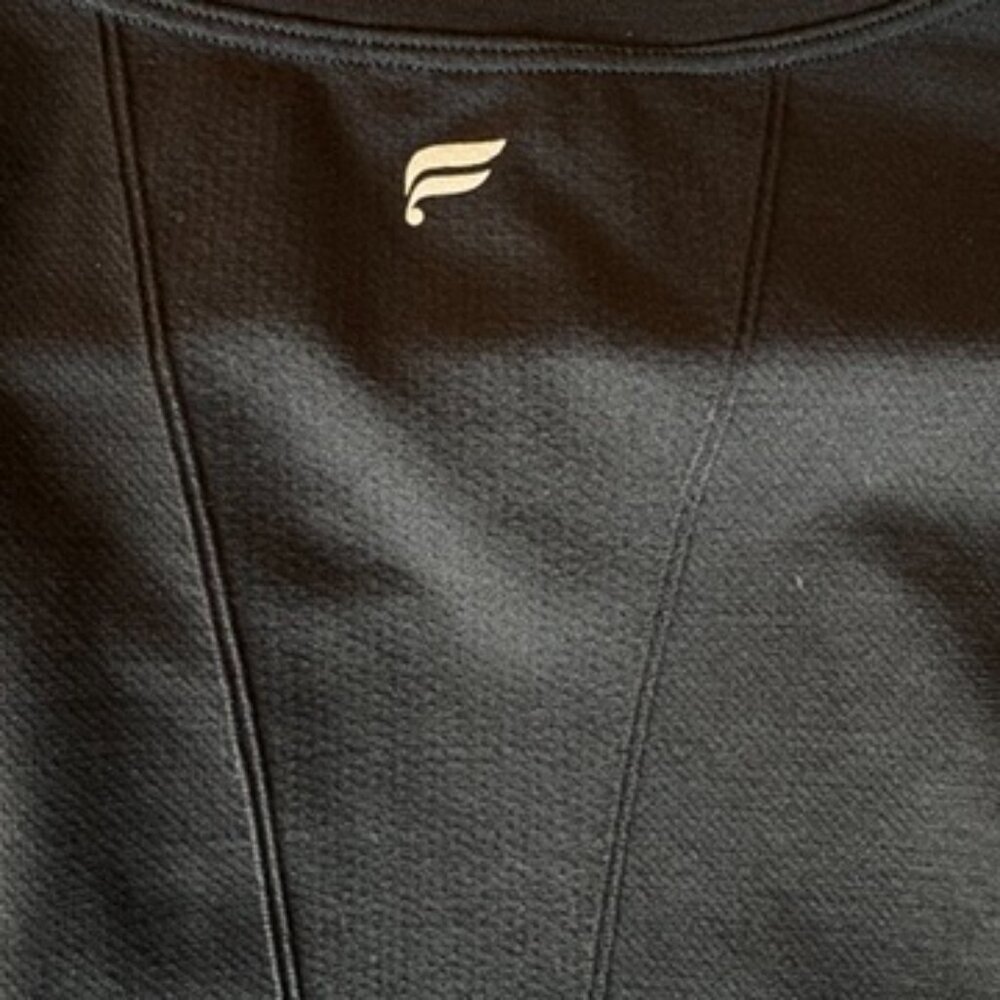 Fabletics Black Performance Short Sleeve Top Acti… - image 3